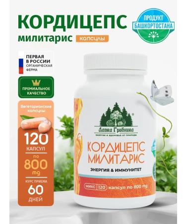 Mushroom Picker's Shop Cordyceps capsule 120 pcs organic product