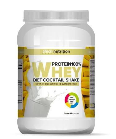 aTech nutrition Serum protein for weight loss 840 g. Banana - Buy Online on GoSupps.com