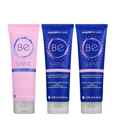 Keratin Moscow Happy hair be shine shampoo mask air conditioner - Buy Online on GoSupps.com