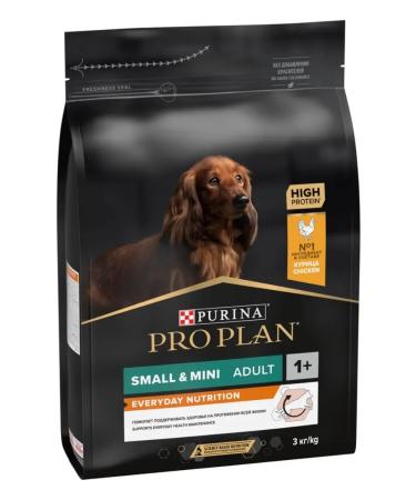 PRO PLAN Dry food for adults small dogs chicken 3 kg - Buy Online on GoSupps.com