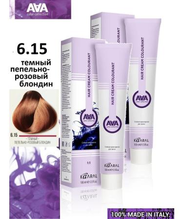 Kaaral Hair dye AAA6.15 Dark blond 100ml x 2pcs