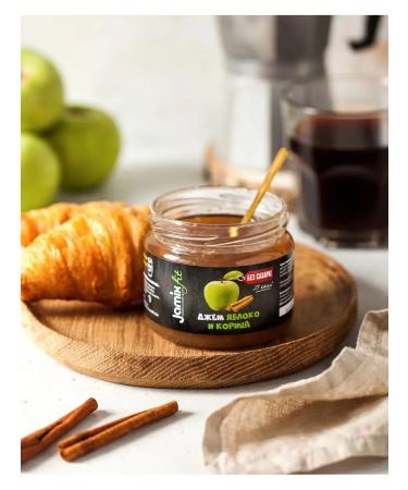 Jamix Fit Low -calorie jam without sugar apple with cinnamon - Buy Online on GoSupps.com