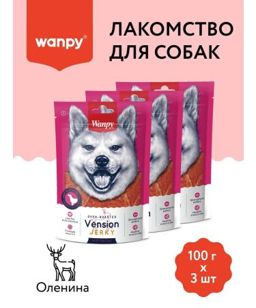 Wanpy A treat of venison fillet 100 g x 3