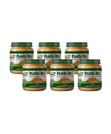 Habibi Puree halal children's meat couscous with chicken from 6 months - Buy Online on GoSupps.com
