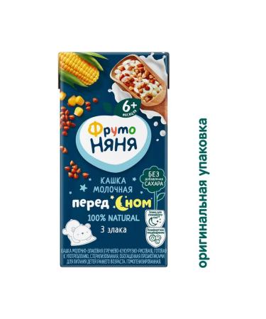 Frutonyanya Liquid milk-green porridge 0.2l (18 pcs) - Buy Online on GoSupps.com