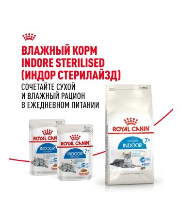 ROYAL CANIN Dry food for cats of the elderly Indoor 7+ Indodor 1.5 kg - Buy Online on GoSupps.com