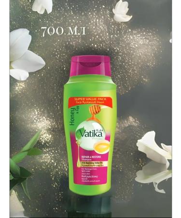 Dabur Vatika shampoo for restoration and healing hair 700 ml - Buy Online on GoSupps.com