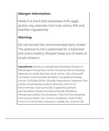 Scitec Nutrition EURO VITA-MINS 120 tablets vitamin complex - Buy Online on GoSupps.com