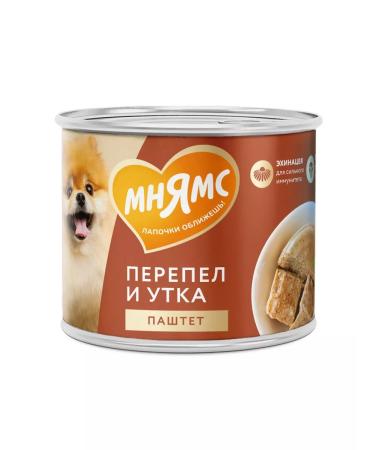 Mnyams Wet feed for dogs "strong immunity" 200g x 6 pcs - Buy Online on GoSupps.com
