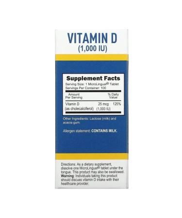 SUPERIOR Vitamin D3 1000 IU 100pcs - Buy Online on GoSupps.com