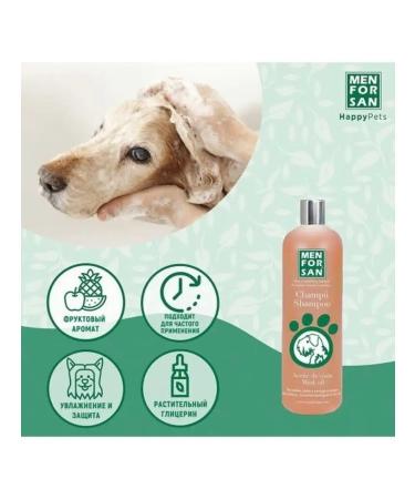 Men For San Dog shampoo 300 ml with mink oil for everyday washing  - Buy Online on GoSupps.com