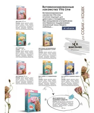 SECRET FOR PETS Multivitamin with L-carnitine beef for dogs 60 pcs - Buy Online on GoSupps.com