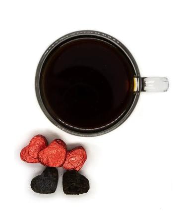 Jinglong Tea Factory Tea black puer no mini hearts pressed 100g - Buy Online on GoSupps.com