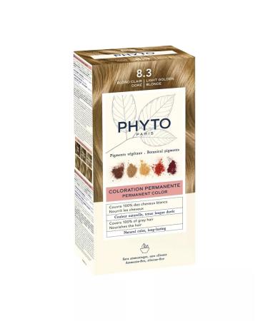 Hair Cream PhyTOSOLOR 8.3 Subber Golden Blond