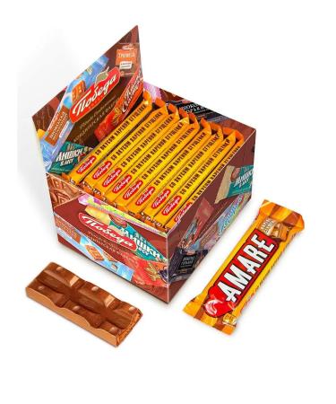 Victory of taste Chocolate Batonchik "Amar" with filling 20 pcs. 25 gr