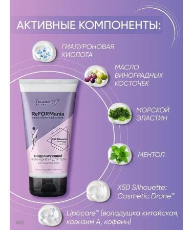 Belita-M Body cream anti -cellulite modeling Reformania - Buy Online on GoSupps.com
