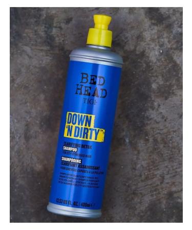 TIGI Shampoo - Hair detox Bed Head Down N Dirty 400ml - Buy Online on GoSupps.com