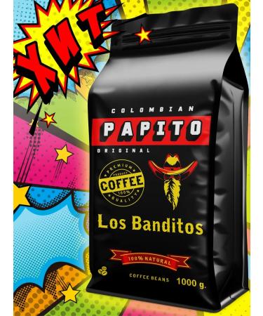 Los Banditos Coffee in grains 1 kg Papito 100% Arabica 1 kg
