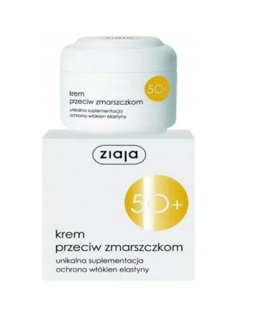 Ziaja Face cream against wrinkles 50+ 50 ml - Buy Online on GoSupps.com
