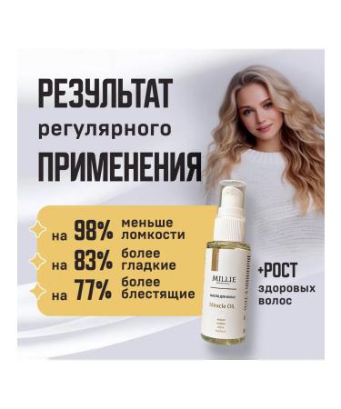 MILLIE natural cosmetics Hair and ends oil and tips 50 ml - Buy Online on GoSupps.com