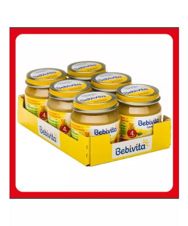 Bebivita Fruit children's "Pear" from 4 months 6 x 100g - Buy Online on GoSupps.com