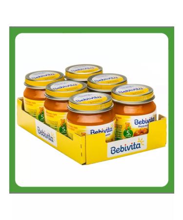 Bebivita Vegetable children's "pumpkin" from 5 months 6 x 100g - Buy Online on GoSupps.com