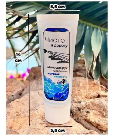 CLEAN FOR THE ROAD Road set toilet soap in a tube for hands and body - Buy Online on GoSupps.com