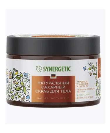 SYNERGETIC Scrub caramel apple and vanilla sugar 300 ml