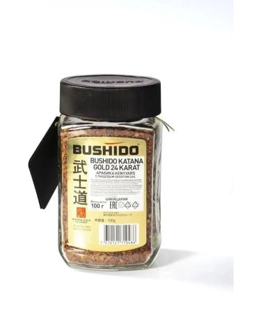 Bushido Soluble coffee Katana Gold 24 Karat 100g x 2pcs - Buy Online on GoSupps.com