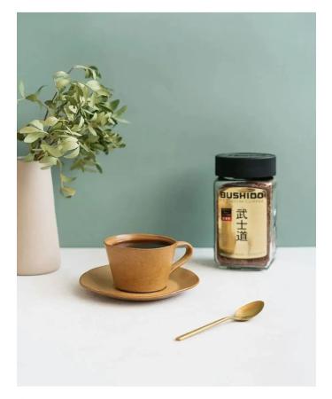 Bushido Soluble coffee Katana Gold 24 Karat 100g x 2pcs - Buy Online on GoSupps.com