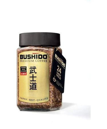 Bushido Soluble coffee Katana Gold 24 Karat 100g x 2pcs - Buy Online on GoSupps.com