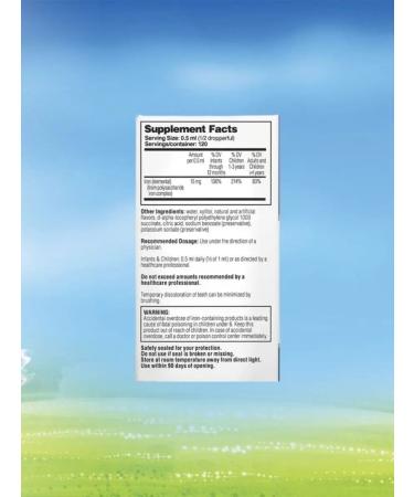 AC Grace Company Iron Up iron for children with the taste of grapes 60 ml - Buy Online on GoSupps.com