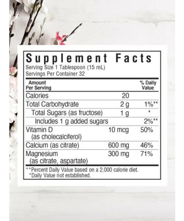 Bluebonnet Nutrition Liquid calcium and magnesium citrate 472 ml of strawberries - Buy Online on GoSupps.com
