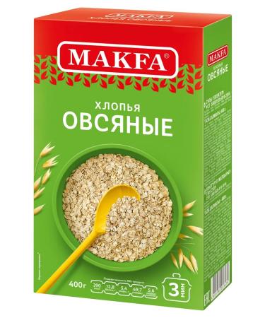 Makfa 400 g oatmeal proper nutrition 3 pcs - Buy Online on GoSupps.com