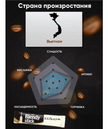 AGF Coffee soluble espresso Blendy Stick 3 in 1 Japan - Buy Online on GoSupps.com