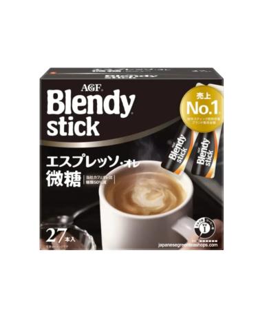 AGF Coffee soluble espresso Blendy Stick 3 in 1 Japan - Buy Online on GoSupps.com