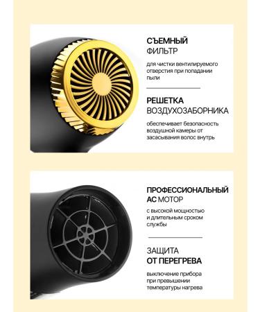 BRAYER Hair hair dryer 2200W Professional - Buy Online on GoSupps.com