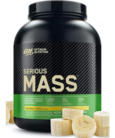 Optimum Nutrition Heiner Serious Mass for a gain of 2720 g banana - Buy Online on GoSupps.com