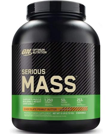 Optimum Nutrition Heiner Serious Mass 2720 g chocolate peanut oil - Buy Online on GoSupps.com