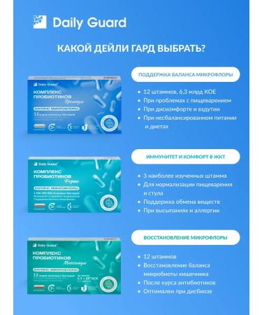 Daily Guard A probiotic for the intestines - Buy Online on GoSupps.com