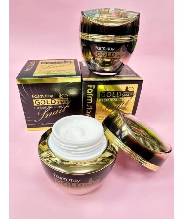 Farm Stay Gold Snail Premium Cream Cream from wrinkles - Buy Online on GoSupps.com