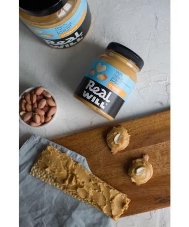 Real Will Cream arachis paste without sugar 1 kg - Buy Online on GoSupps.com