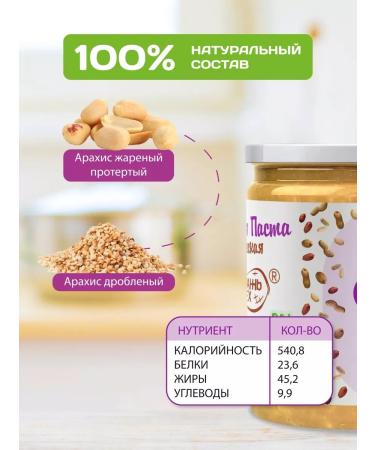 Spreadnuts Arachis paste without sugar and additives with pieces 230 g - Buy Online on GoSupps.com