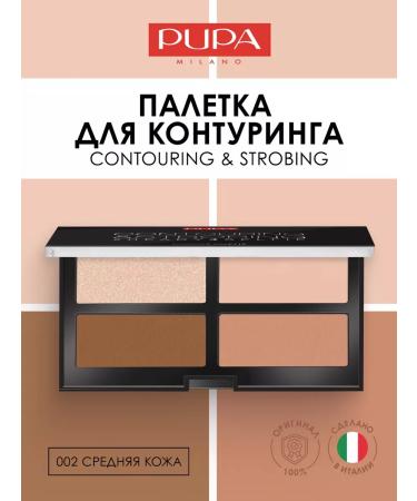Pupa Contourus Palette Contouring & Strobing