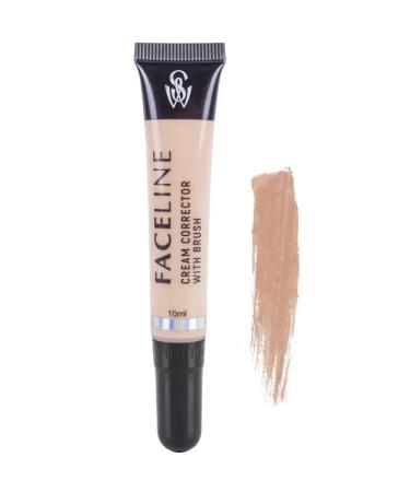 SHINEWELL Conceler for the face and eyes with a brush tone 02 - Buy Online on GoSupps.com