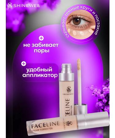 SHINEWELL Classer cream for face and eye with an applicator tone 02 - Buy Online on GoSupps.com