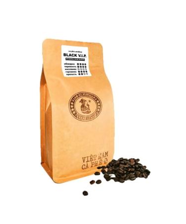 VNC Coffee in grains of arabica Black V.I.P. 1 kg Vietnam - Buy Online on GoSupps.com