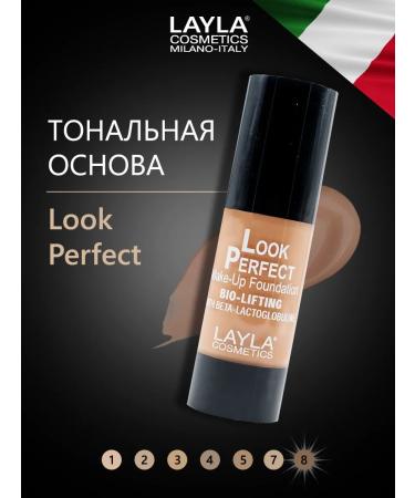 Layla Cosmetics Tonal face base moisturizing lifting 8 tone