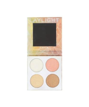 Layla Cosmetics 4 highlighters palette paletters - Buy Online on GoSupps.com