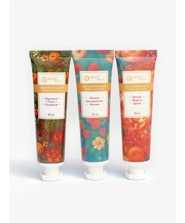 Secret Beauty Hand cream Flower emotions 3 pcs - Buy Online on GoSupps.com